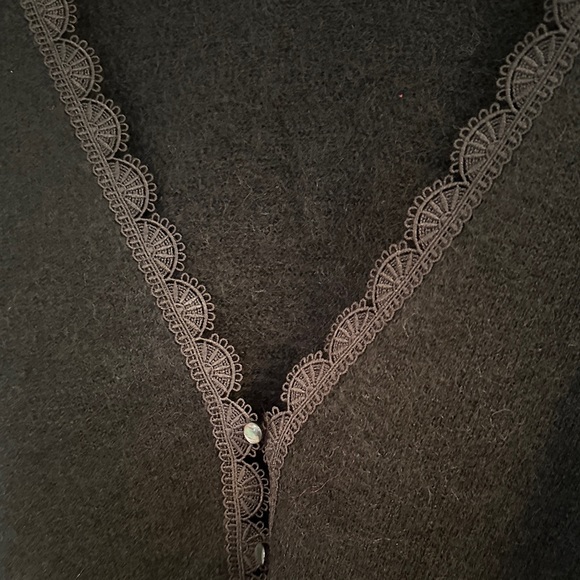 NEW Sezane Melina Cardigan in Black - size M - Picture 7 of 8